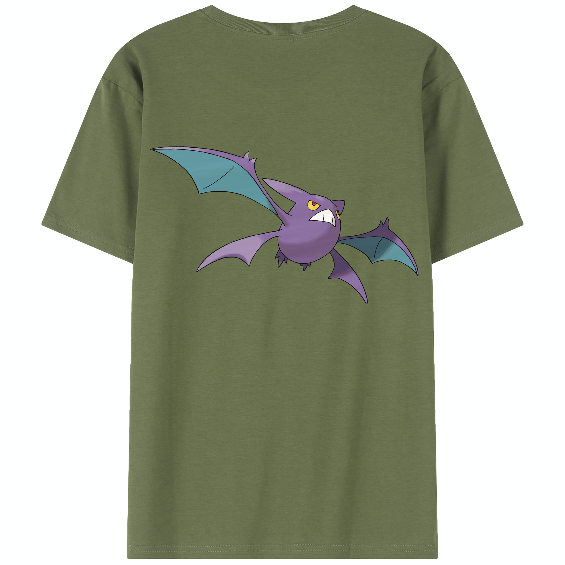 （画像用） ポケットモンスター Pokémon 綿100％半袖Tシャツ（背面プリント）